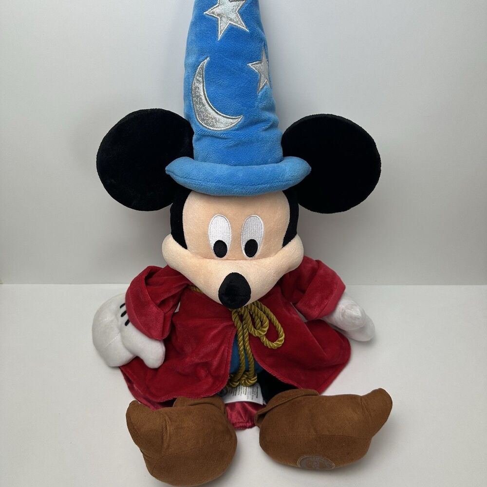 Disney Store Exclusive Fantasia Sorcerer Mickey Mouse Apprentice Plush 22"